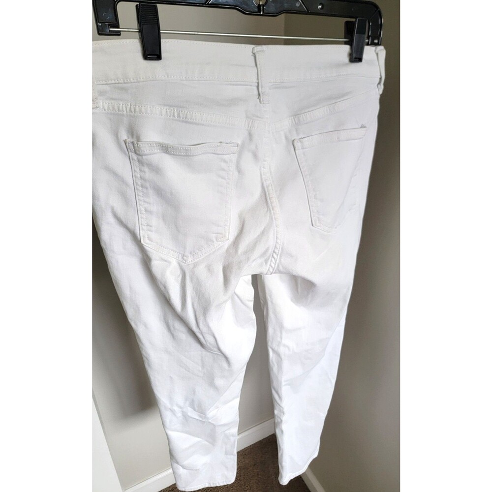 Gap 1969 True Skinny White Jeans Womens 29 Regular 8/12 Stretch Denim Ankle - Picture 10 of 10